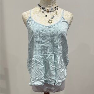 Old Navy | Small | Chambray Lyocell Light Blue Camisole Top
